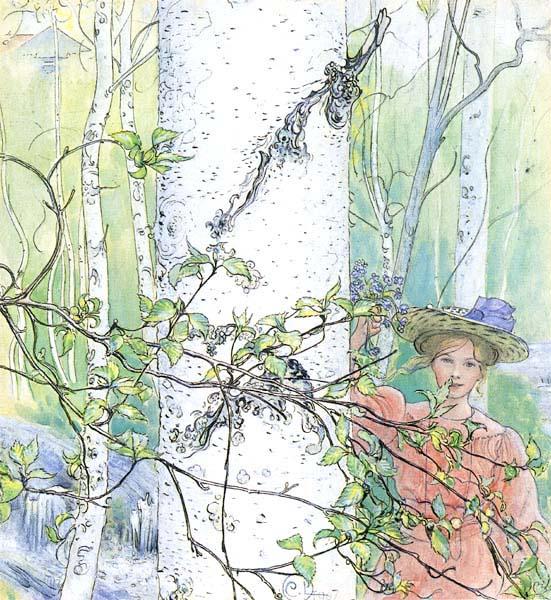 Carl Larsson Spring oil painting image